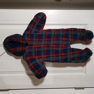 Little me 3-6 months soft and fuzzy snow suit.